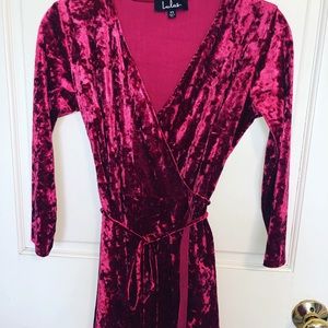 Lulu’s Velvet Dress